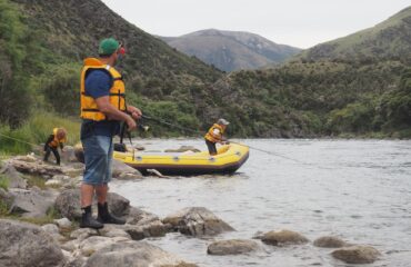 Father son fishing